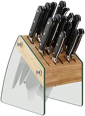 Kuhinjski pribor jasan blok noža bez noževa, držač kuhinjskog noža stalak za organizatore izdržljiv stalak