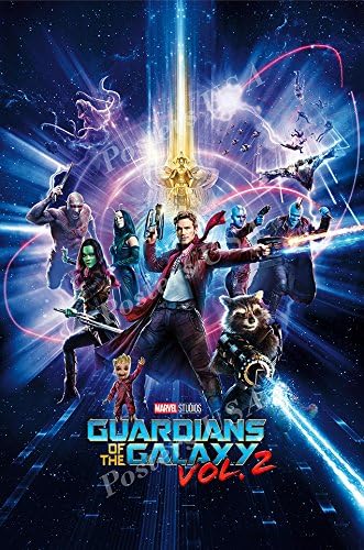 PremiumPrints - Marvel čuvari Galaxy 2 filmski Poster sjajni finiš napravljen u SAD-FIL125 )