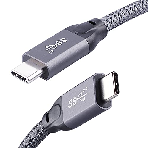 QCS USB C do USB C kabel 10ft, USB-C 3.2 Gen 2 kabel 4k Video 20Gbps 100W PD brze punjenje Thunderbolt