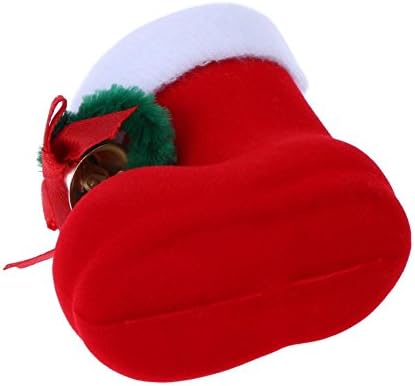 RNUQAW Božićni dekor Santa Claus Candy Boots Naslovna strana Poklon Red Boots