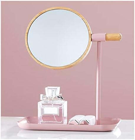JACUBA multifunkcionalna kozmetička kutija za odlaganje sa ogledalom rotirajućim stolnim ogledalom za šminkanje studentski dom toaletni stalak za ogledalo