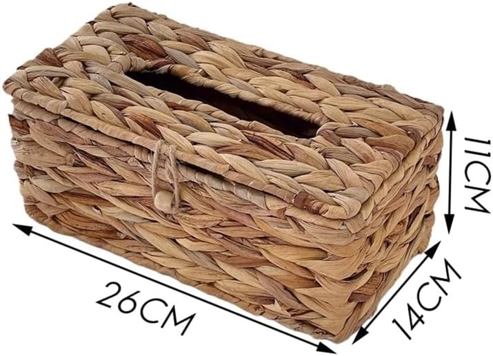 Zhaolei Water Hyacinth tkani tkivni tkiva Rattan Woven Cover Sanitarni papir kutija Obiteljski