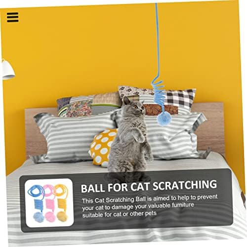 Ipetboom 9 kom smiješna Lopta za mačke mačka opruge za grebanje igračke za mačke igračke za mačke u