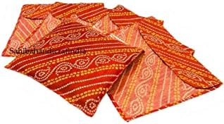 Generička veleprodajna parnica 100 indijskih ručno rađenih Bandhani tkanine Sari torbe, saree poklopac,