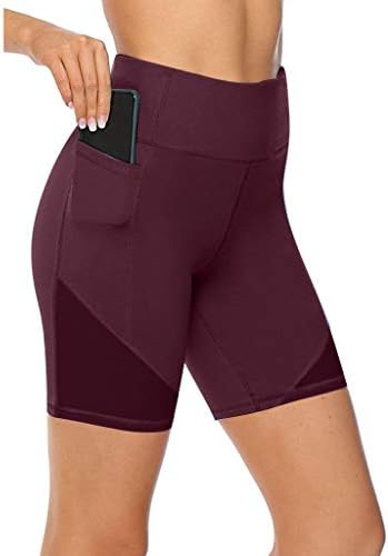 Hlače s visokim strukom Hlače sa džepovima sa džepovima Tummy Control Workout Yoga gamaše za žene koje