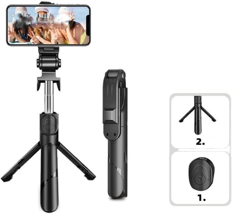 Sticks Wireless Selfie Stick Bluetooth sklopivi Mini Stativ za daljinsko upravljanje zatvaračem za