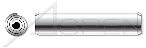M2. 5 X 8mm, ISO 8750, Metrički, namotane opružne igle, AISI 301 Nerđajući čelik