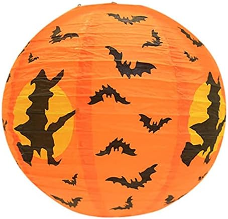 Zhier JackoLantern, 2kom Halloween ukras Jack bundeva papir fenjer vještica kostur Ghost festival