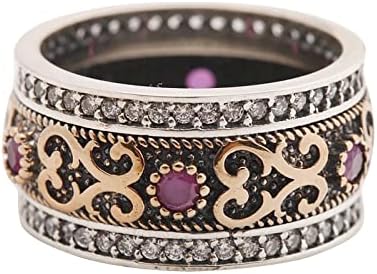 Prstenje za žene 2023 rođendanski pokloni za majke Turquoises Diamonds Day prirodni Majčin dan pokloni srebrni prsten