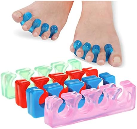 ZIYTEX Toe Spacer 3pairs meki silikon odvajanje prstiju/prsta fleksibilni odstojnik prsta Silikonski meki