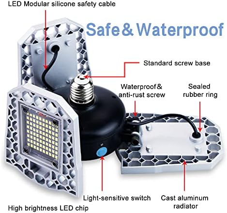 Ximulizi 100W LED lampica E27 12000LM Light-Senzor vodootporni industrijski svjetlo 100-265V suđenja glave