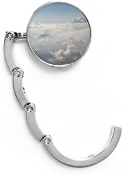 Sivi nebo bijeli oblaci Kuka za stol ukrasna kopča ekstenzija sklopiva vješalica