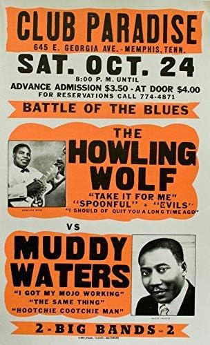 NINGFEI 1970 Muddy Waters / Howlin' Wolf Blues metalni Limeni znak zidna plaketa Retro zidni Kućni Bar Pub