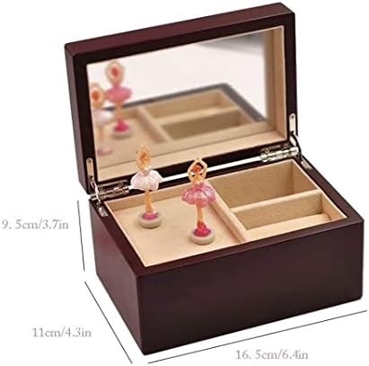VCADEN Glazbena kutija Ballerina Music nakit sa kućištem za pohranu s vječnim cvijećem, Custom Music Box