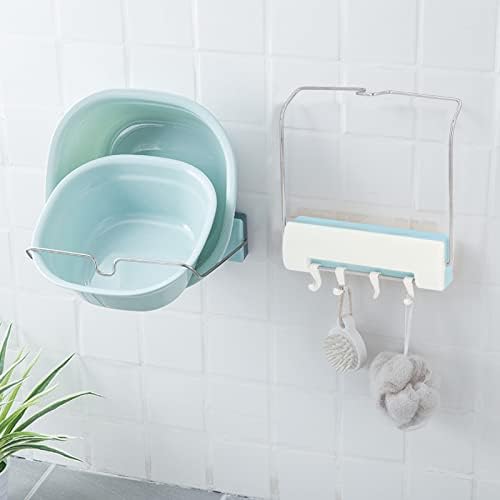 Mxzzand stalak za skladištenje umivaonika sklopiva bušilica viseći držač stalka za toaletni umivaonik sa