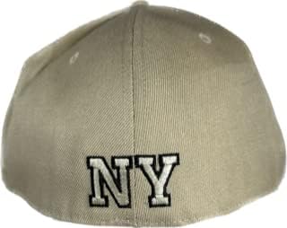 New York NY opremljena kapa Hip Hop bejzbol kapa šešir. Veličina M 58cm 7 1/4 crna, crvena, Baige, Bijela, Smeđa, Plava tamnoplava