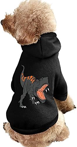 FunnyStar The Fierce Dinosaur tiskani psi s kapuljačom sa kapuljačom kombinezon mačja pulover kućni ljubimac