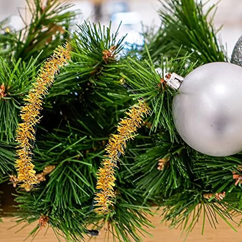 Toyvian Glitter Cleaners, 100pcs 30cm Chenille stabljike Božićno stablo ukras za kućnu zabavu Xmas
