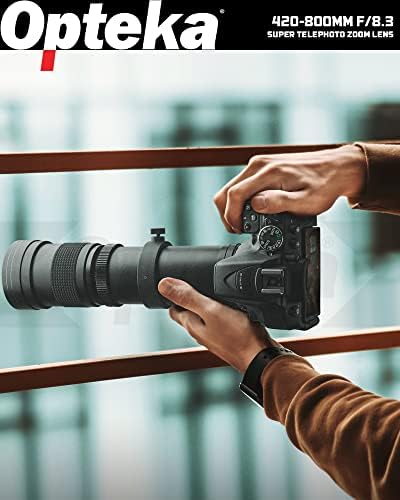 Opteka 420-800mm F/8.3 HD telefoto zum objektiv za Nikon F-Mount D7500, D7200, D7100, D5600, D5500, D5300,