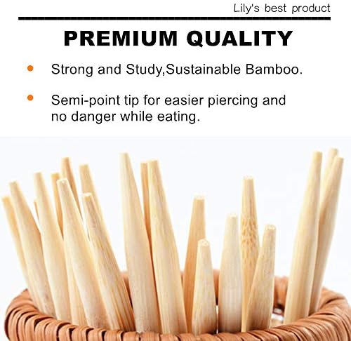 5.5 inčni studija bambus ražnjići-5mm debljine prirodni polugodište Bambus štapići BBQ karamel bombona jabuka