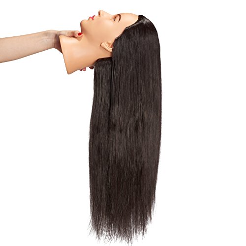 Hairingrid 26-28 Mannequin Head Hair Styling trening glava Manikin Cosmetology Doll Head sintetička