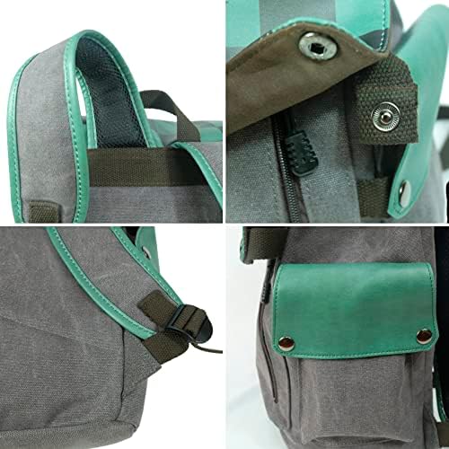 AOAQZZZ japanskog platnenog ruksaka s van-velikim prostorom za pohranu Udobne remenice 14 u laptopu za studente