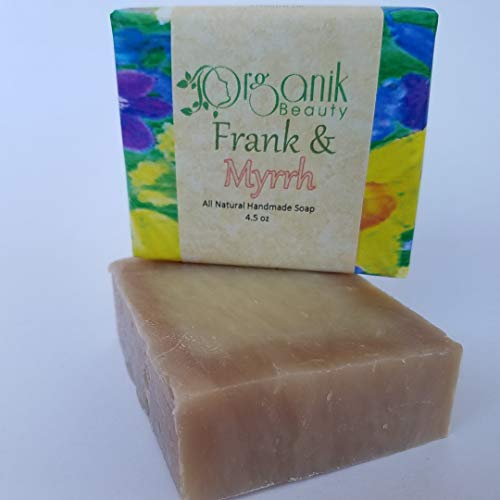 Organik Beauty tamjan i Smirna prirodni veganski sapun 4.5 oz