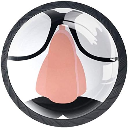 Idealiy lažni nos i naočare Humor maska ladica vuče ručke ormar toaletni sto komoda dugme za