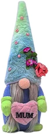Majčin dan Gnome Plish! Proljeće ljeto Tomte Elf ukrasi Rođendanski pokloni! Mama Plushie tabela za tabela Gnomes