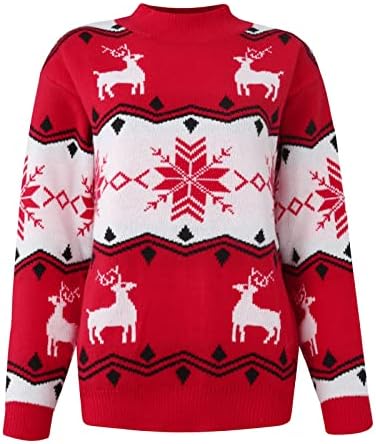 Ženski božićni džemperi modni džemper osvjetljujući džemper