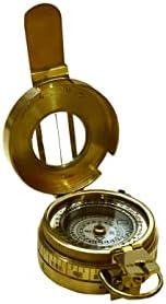Navirock vintage stari stil Vojni kompas Nautički džep sjajni mesingani navigacijski instrument
