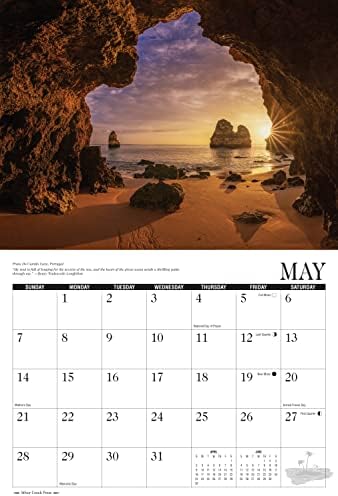 2023 Plaže i zalasci Zidni kalendar