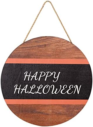 Vitražnog staklenog prozora Halloween ukras privjesak Drveni znakovni ukras za ukrašavanje drvenih