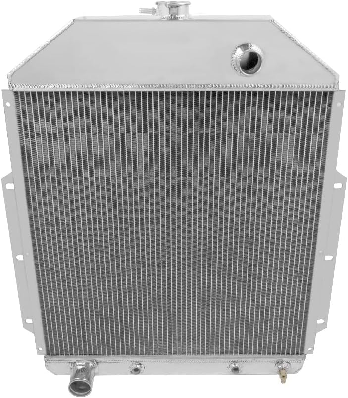 Novi Frostbite aluminijumski radijator, 4 reda, stil protoka, debljina jezgre 2,76, kompatibilan sa 1942-1952