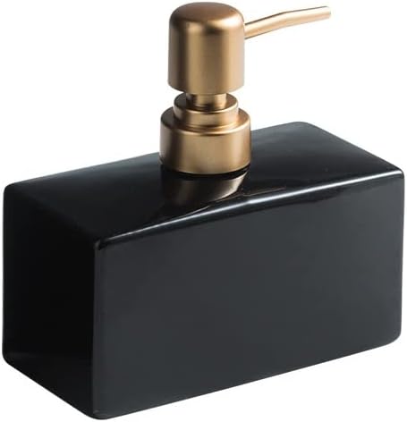Moderni raspršivač sapuna sa mat zlatnom pumpom za kupaonicu, 13,5 oz Ceramic Rectorgeser-dispenzer