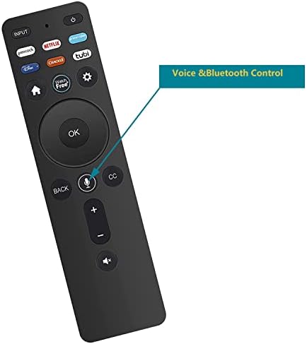 Daljinski upravljač za Vizio sa glasom i Bluetooth kontrolom Universal XRT260 Daljinski upravljač za Vizio M / V serije 4K UHD kvantni LED HDR Smart TV