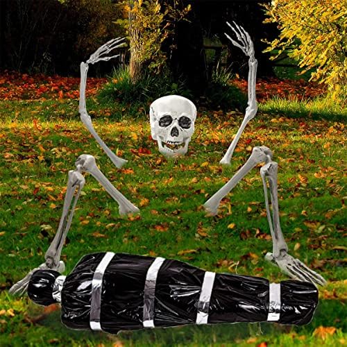 AHAKAC Halloween Dekoracije mrtve žrtve rekvizite, strašno lažni leš u torbi, Hallowmas vanjski Prop jezivo