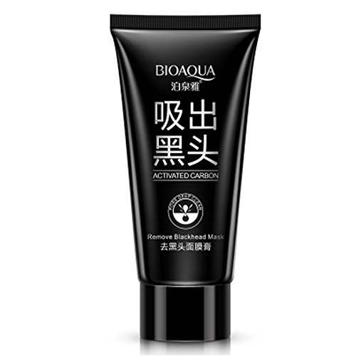 BIOAQUA 2 pakovanja sredstvo za uklanjanje mitesera crne tačke maska nos Pilaten Acne pročišćavanje Peel Off drveni ugalj dubinski čisti pore kožu