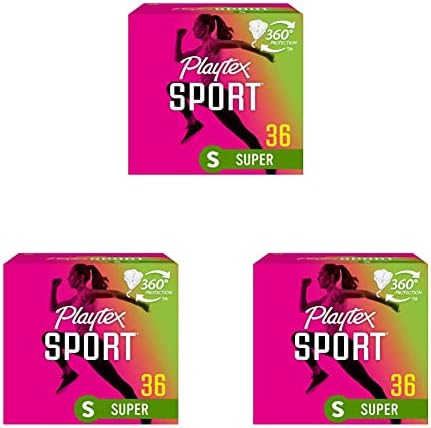 Playtex Sport Tampons, Super Apsorbency, Free - 36ct
