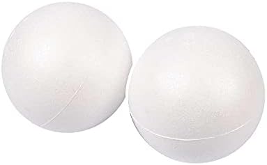 CRAftPlay polistirene kuglice / sfere - bijeli - prečnik 4cm - pakovanje od 50