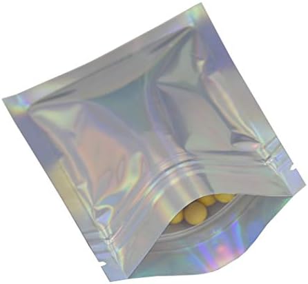 FunPa 100pcs ziplock torba holografski stan ziplock Torbica folija torbica ziplock torba za pakovanje