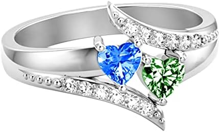 Bakrene dame ring rođendansko kamen imena zaljubljenih poklon za angažman prsten vitalni prsten
