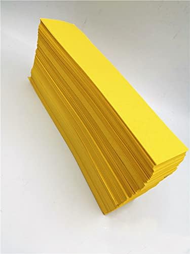 Welliest 100pcs taoistički materijal, dobar žuti papir, blank žuti papir, prazan fu papir, blanko sretno