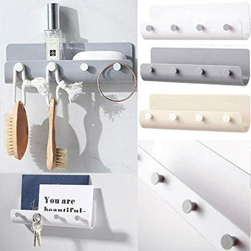 PDGJG 4 kuke za ključeve nosač nosača zidne montiranje Organizator tipke za privjesak za zaštitu
