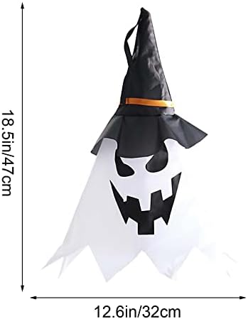 LIKESIDE Vanjska Halloween svjetla Halloween svijeće Halloween viseći ghost witch šeširi Led Osvijetlite