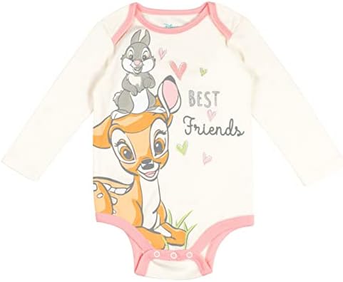 Disney Classics Princess Lav King Pumbaa Princess Ariel Timon Baby Girls 5 Pack BodySuits novorođenče