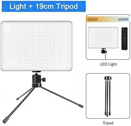 Houkai zatamnjena LED video svjetiljka Ploče EU utikač svjetlosnog trobojnog fotografske rasvjete