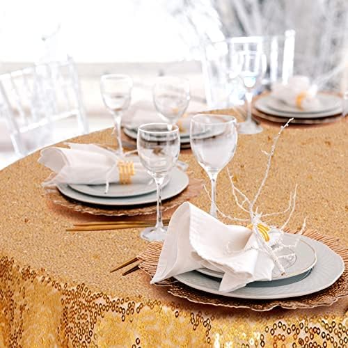 Moukeren 10 kom 50''x50 '' Square Sequin Stolcloth Glitter Stoblecloth prekrivanje poklopca za stol za mladenke,