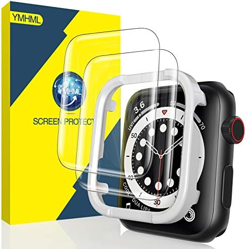 [2 paket] YMHML zaštitni ekran Kompatibilan za Apple Watch 44mm se serije 6 serije 5 serije