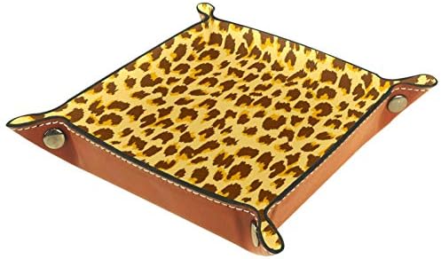 Lyetny prirodna boja Leopard uzorak za skladištenje ladice za skladištenje plantaža Beddy Caddy